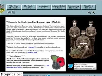 cambridgeshireregiment1914-18.co.uk