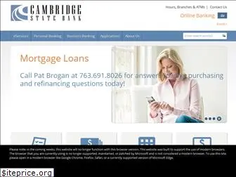 cambridgestatebank.com