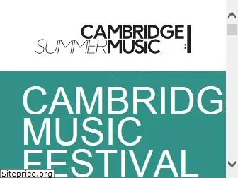cambridgesummermusic.com