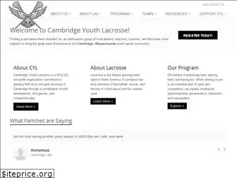 cambridgeyouthlacrosse.org