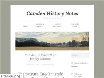 camdenhistorynotes.com