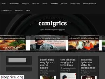 camlyrics.com