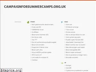 campaignforsummercamps.org.uk