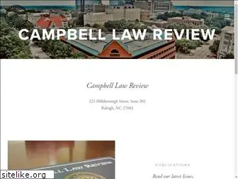 campbelllawreview.com