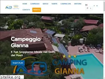 campeggiogianna.com