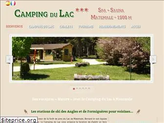 camping-lac-matemale.com