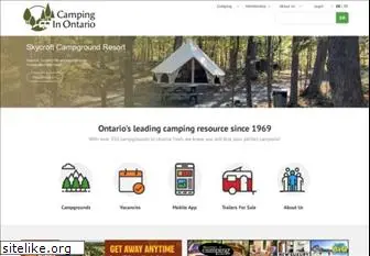 campinginontario.ca