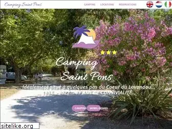 campingstpons.com