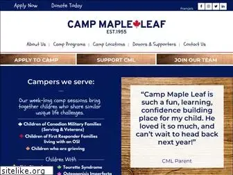 campmapleleaf.ca