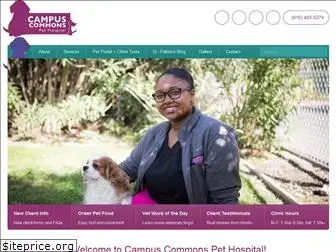 campuscommonspethospital.com