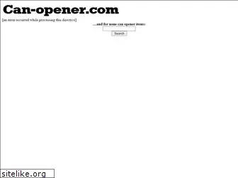 can-opener.com