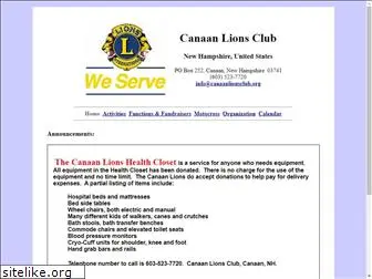 canaanlionsclub.org