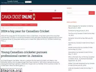 canadacricket.com