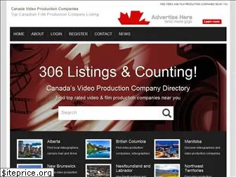 canadavideocompanies.ca