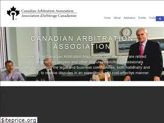canadianarbitrationassociation.ca