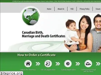 canadianbirthcertificate.com