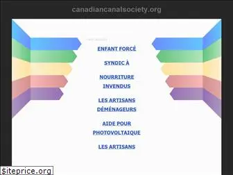 canadiancanalsociety.org
