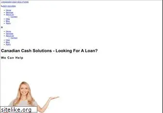 canadiancashsolutions.com