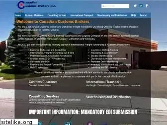 canadiancustomsbrokers.com