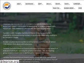 canadiandachshundrescue.com