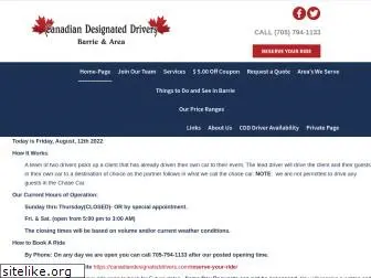 canadiandesignateddrivers.com