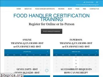 canadianfoodsafetytraining.com