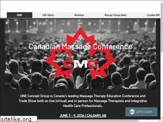 canadianmassageconference.com