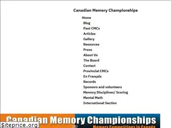 canadianmemorychampionships.ca