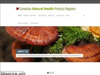 canadiannaturalhealthproductregistry.com