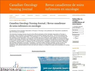 canadianoncologynursingjournal.com
