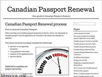 canadianpassportrenewal.org