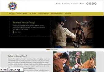 canadianponyclub.org