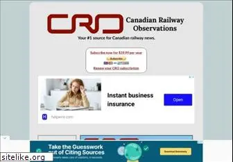 canadianrailwayobservations.com