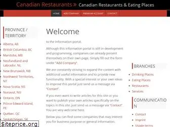 canadianrestaurants.org