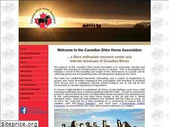 canadianshirehorse.com