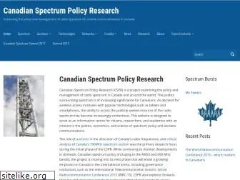 canadianspectrumpolicyresearch.org