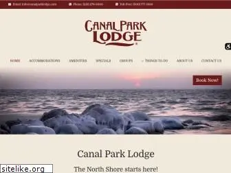 www.canalparklodge.com