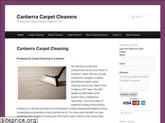 canberracarpetcleaners.com