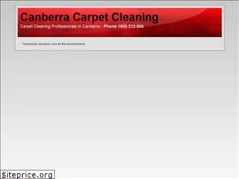 canberracarpetcleaning.com