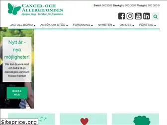 cancerochallergifonden.se