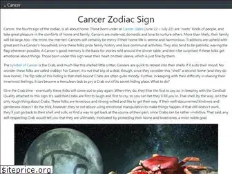 cancerzodiac.net