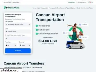 cancunairporttransportation.com
