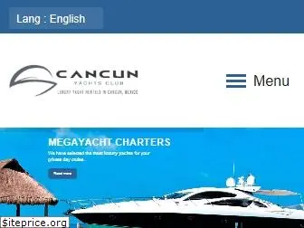 cancunyachtsclub.com