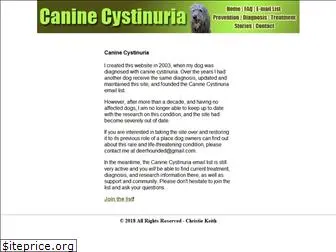 caninecystinuria.com