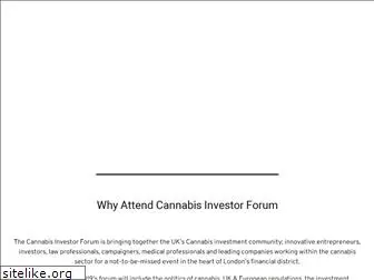 cannabisinvestorforum.co.uk