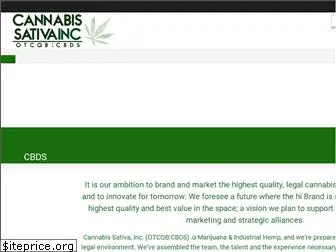 cannabissativainc.com