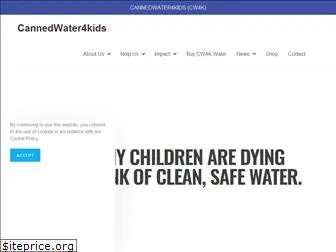 cannedwater4kids.org