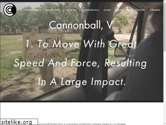 cannonballproduction.com
