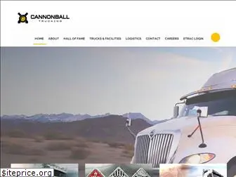 cannonballtrucking.com