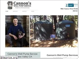 cannonswellpumpservice.com